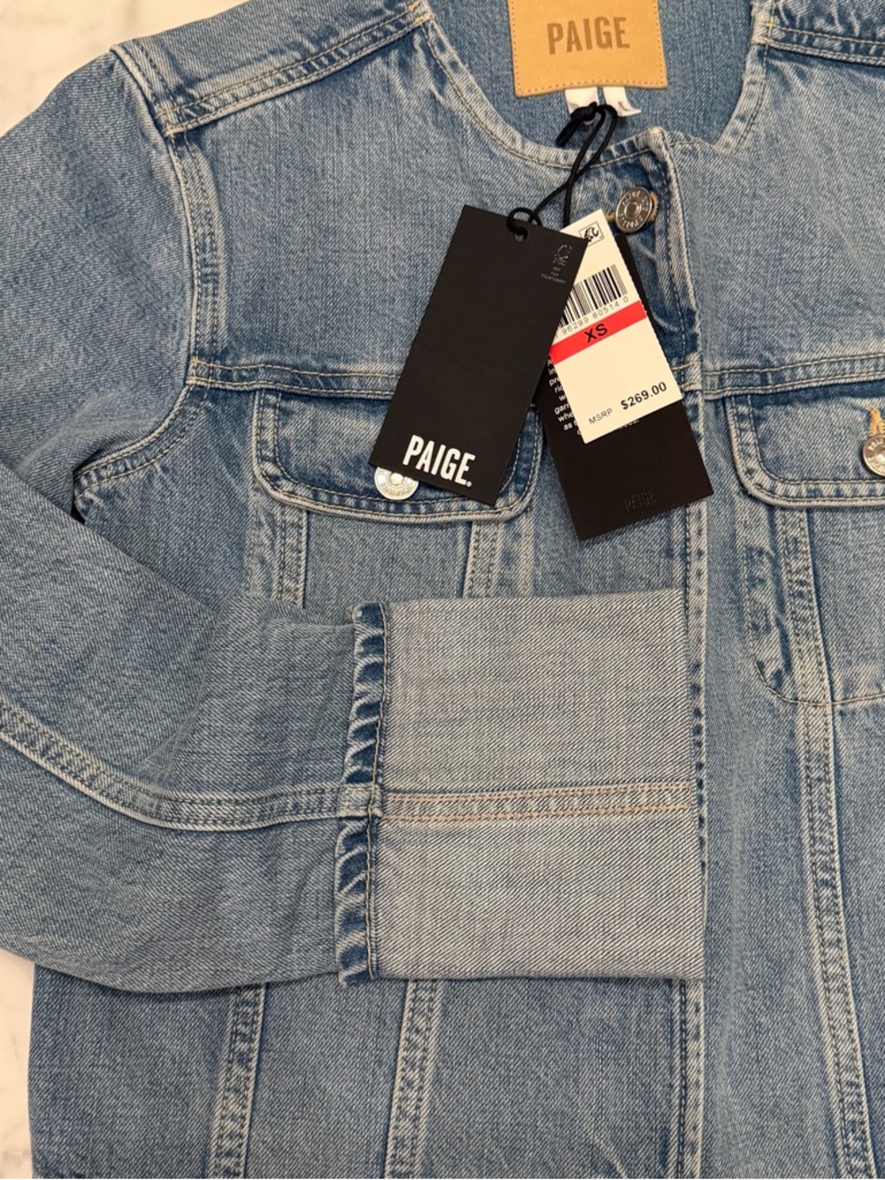 Paige Dean Denim Jacket - NWT - Picture 9 of 13